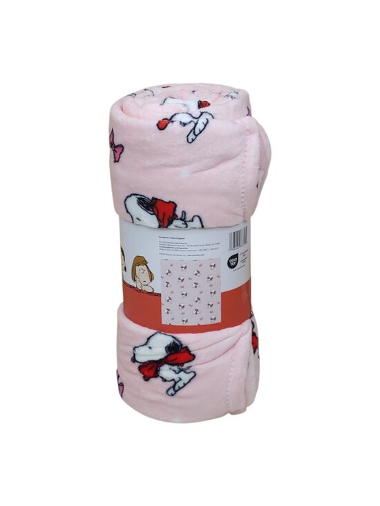 Peanuts Snoopy VelvetLoft Plush Throw Blanket By Berkshire 60"x70" Oversized - Picture 3 of 7